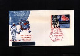 Samoa And Sisifo 1971 Moon Astronauts Interesting Cover - Oceania