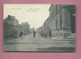 CPA  - Acheux  -(Somme) -  Rue De Léalvillers - Acheux En Amienois