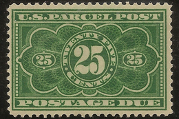 USA 1912 25c Parcel Post Postage Due SG PD427 HM #AOE32 - Segnatasse