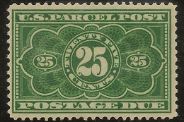 USA 1912 25c Parcel Post Postage Due SG PD427 HM #AOE32 - Postage Due