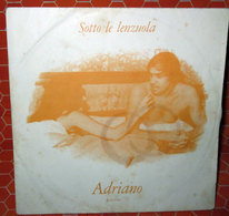 ADRIANO CELENTANO SOTTO LE LENZUOLA   COVER NO VINYL 45 GIRI - 7" - Accessories & Sleeves