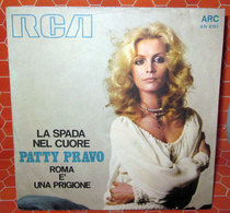 PATTY PRAVO LA SPADA NEL CUORE  COVER NO VINYL 45 GIRI - 7" - Accesorios & Cubiertas