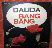 DALIDA BANG BANG  COVER NO VINYL 45 GIRI - 7" - Accessoires, Pochettes & Cartons
