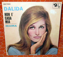 DALIDA NON E' CASA MIA  COVER NO VINYL 45 GIRI - 7" - Toebehoren En Hoezen