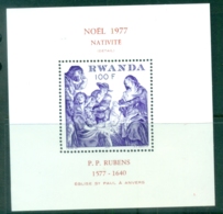 Rwanda 1977 Xmas, Nativity MS MUH - Autres & Non Classés