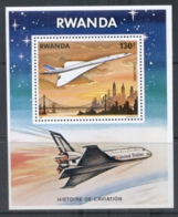 Rwanda 1978 History Of Aviation, Concorde MS MUH - Other & Unclassified