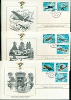 Rwanda 1978 History Of Aviation, FAI 3xFDC Lot79561 - Sonstige & Ohne Zuordnung