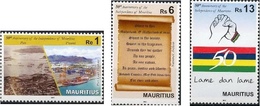 Mauritius 2018 Stamps 50 Anniversary Of Independence 3v - Francobolli