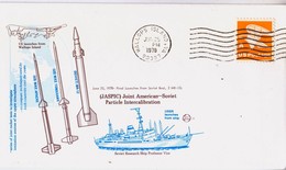 USA 1978 JASPIC-Joint American-Soviet Particle Intercalibration Commemoraitve Cover - Amérique Du Nord
