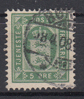 DENEMARKEN - Michel - 1902 - Nr 9 (12 3/4) - Gest/Obl/Us - Dienstmarken