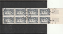 Timbres Francais Oblitérés En Algérie Alger 18 4 1962 N° 1329 En Bloc De 8 Dernier Jour Avant Indépendance - Used Stamps