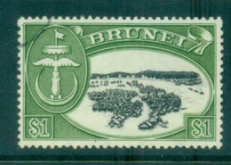 Brunei 1970 River Kampong $1 Perf 13 FU Lot82320 - Brunei (1984-...)