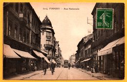 Firminy - Rue Nationale - Tramway - Commerces - Tram - Animée - Lib. GIROUD - Firminy