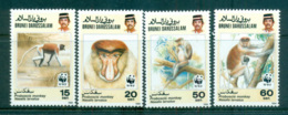 Brunei 1991 WWF Proboscis Monkey MUH Lot64018 - Brunei (1984-...)