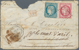 Frankreich: 1871, 80 C Rose-carmine Imperforated Ceres, Full To Broad Margins, Together With 20 C Bl - Altri & Non Classificati