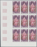 Frankreich: 1966, French History Complete Set Of Three 0.40fr. Chlodwig I. + Bishop Remigius, 0.40fr - Autres & Non Classés
