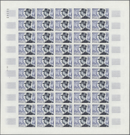 Frankreich: 1954, 3 Different Colour Proof Sheets (one Issued Colour) Of 50 For The Issue "Marechal - Autres & Non Classés