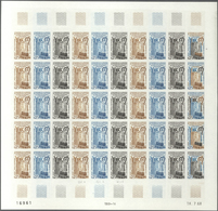 Frankreich: 1968, Set Of 4 Different Colour Proof Sheets Of 50 For The Issue Of " 200th Anniversary - Andere & Zonder Classificatie