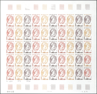 Frankreich: 1976, Group Of 3 Colour Proof Sheets Of 50 For The Issue Of "100th Birthday Of Max Jacob - Andere & Zonder Classificatie