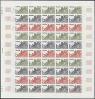 Frankreich: 1978, France. Set Of 3 Different Color Proof Sheets Of 50 For The 1.25fr Value Of The "T - Andere & Zonder Classificatie