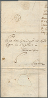 Großbritannien - Vorphilatelie: 1687, Two Sided Letter Addressed To "...Kingsstreet In Blomsbury, Lo - ...-1840 Precursori