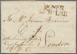 Großbritannien - Vorphilatelie: 1776, INCOMING MAIL: Portugal, Complete Folded Letter Cover From LIS - ...-1840 Prephilately