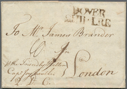 Großbritannien - Vorphilatelie: 1776, INCOMING MAIL: Portugal, Complete Folded Letter Cover From LIS - ...-1840 Precursori