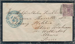 Großbritannien: 1867: Mourning Cover Correctly Franked At 6d Per 1/2 Oz Addressed To Princess Henrie - Andere & Zonder Classificatie