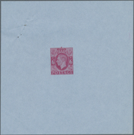 Großbritannien - Ganzsachen: 1943, DIE PROOF Of The 6d KGVI Air Letter Stamp In The Issued Color Of - Altri & Non Classificati