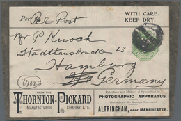 Großbritannien - Privatganzsachen: 1890's Ca.: Private Postal Stationery Parcel Card With Octagonal - Sonstige & Ohne Zuordnung