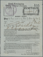 Großbritannien - Stempel: 1890, PENNY POSTAGE JUBILEE, SOUTH KENSINGTON, 2.JY.90, Two Commemorative - Storia Postale