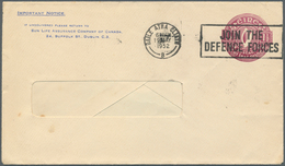 Irland - Ganzsachen: Sun Life Insurance Company Of Canada: 1952, 1 1/2 D. Violet Window Envelope Wit - Interi Postali