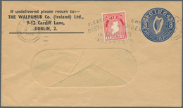 Irland - Ganzsachen: The Walpamur Co. (Ireland) Ldt., Dublin: 1969, 3d. Blue Window Envelope Without - Postwaardestukken