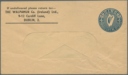 Irland - Ganzsachen: The Walpamur Co. (Ireland) Ldt., Dublin: 1970, 4d. Deep Blue Window Envelope Wi - Postal Stationery