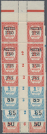 Monaco: 1937/1938, Postage Dues With Opt. ‚POSTES‘ And Surch. With New Values Complete Set Of 14 In - Ongebruikt