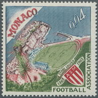 Monaco: 1963, Stadion Louis II 0,04 Fr. WITHOUT IMPRINT "Championnat 1962-1963 Coupe De France" With - Ongebruikt