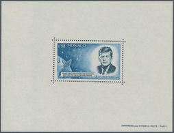 Monaco: 1964, One Year Death Of J.F. Kennedy Special Perforated Miniature Sheet, Mint Never Hinged A - Ongebruikt