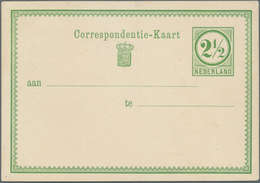 Niederlande - Ganzsachen: 1870, Five Proofs For A 2 1/2 Stationery Card. Seldomly Seen. - Postwaardestukken