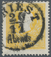 Österreich: 1858, Franz Joseph 2 Kr. Type I Dunkelgelb Mit K1 "TRIEST 26/11", Farbfrische Und Einwan - Andere & Zonder Classificatie
