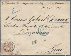 Österreich: 1867, 50 Kr Rötlichbraun, Grober Druck, Gut Gezähnt, Entwertet Mit K1 SEILERSTÄTTE/WIEN, - Other & Unclassified