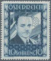 Österreich: 1936, 10 Schilling Dollfuß, Einwandfrei Gezähnter Und Postfrischer Luxus-Wert, Mi. 1.400 - Other & Unclassified