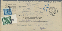 Österreich: 1947, Gerichtsrückschein Für Ortsbriefe Aus Kufstein Vom 24.IV.47. Nachgebühr War 12 Gr. - Other & Unclassified
