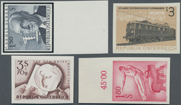 Österreich: 1960/65, Zehn Verschiedene Sondermarken Einwandfrei Postfrisch UNGEZÄHNT, Dabei Enthalte - Other & Unclassified