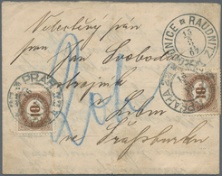 Österreich - Portomarken: 1907, Unfrankiertes Schmucktelegrammformular Als Brief Von Radautz Nach Pr - Postage Due