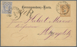 Österreich - Ganzsachen: 1888, 2 Kr Doppeladler Ganzsachenkarte, Rs. Mit Zudruck Der Mähr.Schles.Cen - Altri & Non Classificati