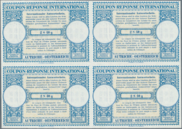 Österreich - Ganzsachen: 1950, März. Internationaler Antwortschein "2S 40g" (London-Muster) In Einem - Autres & Non Classés