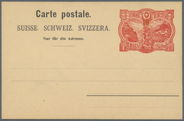 Schweiz - Ganzsachen: 1905, GANZSACHEN-Karte „RÜTLI-Essay" Zu 10 Rp. Mit Großem Wertschild 'Rütli, T - Stamped Stationery