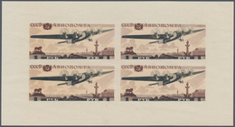 Sowjetunion: 1937, Allunions Airmail Souvenir Sheet, Unused, Fine - Usati