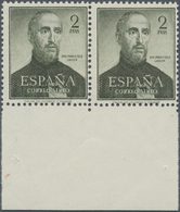 Spanien: 1952, 400th Death Anniversary Of San Francisco Javier, 2pts. Greyish Green, Colour Variety, - Used Stamps