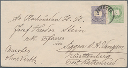 Ungarn - Ganzsachen: 1882, 3 Kr. Postal Stationery Envelope With Additional Franking 2 Kr. Violet As - Interi Postali